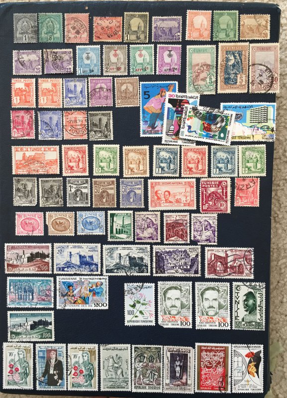 Tunisia Stamps,￼Old Stamps. Many,1888-195Sc#1,