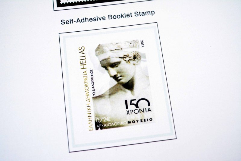 COLOR PRINTED GREECE 2011-2020 STAMP ALBUM PAGES (109 illustrated pages)