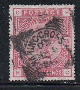 Great Britain Sc 108 1884 5/ carmine rose Victoria  stamp used