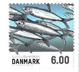 Denmark Postage Stamp - 2013 -   Atlantic Herring- SG 1700   # 1683