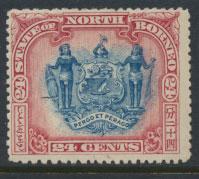 North Borneo SG 109a MLH compound perf see details error inscription see scans 