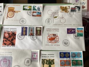 Cyprus first day covers 16 items Ref A1904