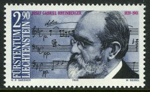 Liechtenstein 903,MNH.Michel 963. Josef Gabriel Rheinberger,composer,1989.