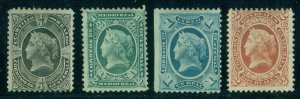 GUATEMALA #7-10, Complete set, unused no gum as normal, F/VF, Scott $170.00