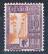 Guadeloupe J28 MLH Ave of Palms 1928 (G0355)+