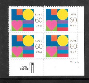 #3658 MNH Plate Block