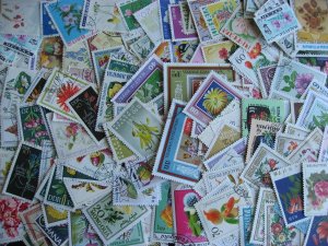 Flower stamps 200 different from collectors extras!