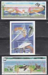 Comoros 938-40 Aircraft Mint NH