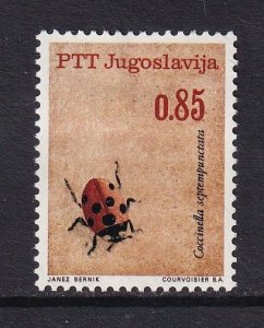 Yugoslavia   #813  MH  1966   beetles  85p