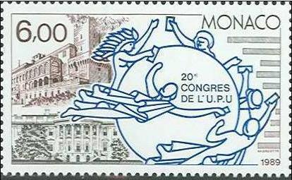 1989 Monaco Scott 1698 20th UU Congrress MNH
