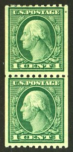 U.S. #486 MINT PAIR OG HR