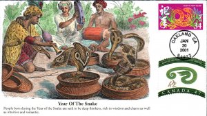 #3500 Year of the Snake S & T FDC