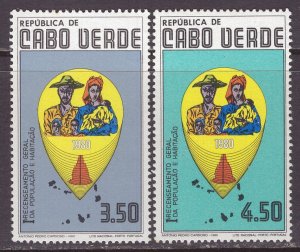 Cape Verde (1980) #402A-B MNH