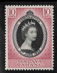 MALAYA-Pahang Scott 71 MH* 1953 Coronation stamp