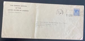 1939 Nassau Bahamas Foreign Service cover To Washington DC USA