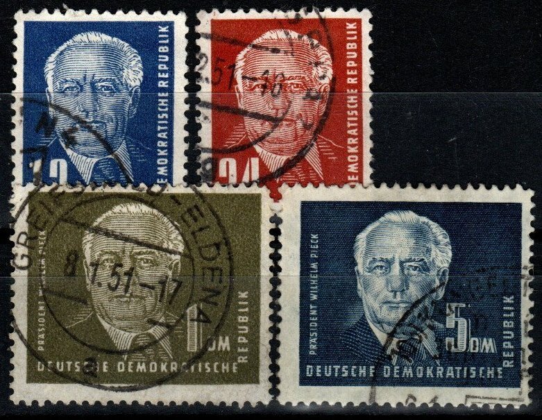 DDR #54-6, 57A  F-VF Used CV $8.40 (X5702)