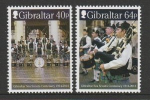 2014 Gibraltar 1542-1643 100 years of the SEA SCOUTS Orchestra 2,80 €