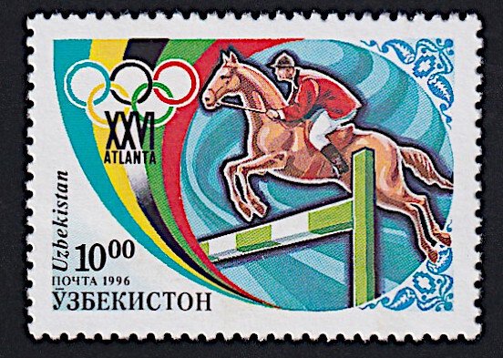 UZBEKISTAN 115 MNH, EQUESTRIAN EVENT