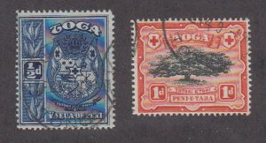 Tonga - 1897 - SC 38,40 - Used