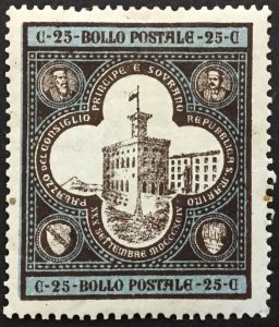 SAN MARINO - Sassone n.23 cv 65$ SUPER CENTERED MH*