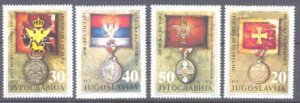 Yugoslavia 2119-22 MNH Awards SCV4.80