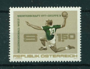 Austria 1977 World Indoor Handball Championships stamp MNH Sg 1779