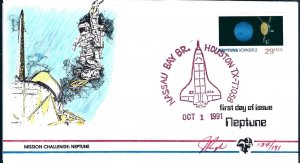 Pugh Designed/Painted Mission Neptune FDC...147 of 191 created!