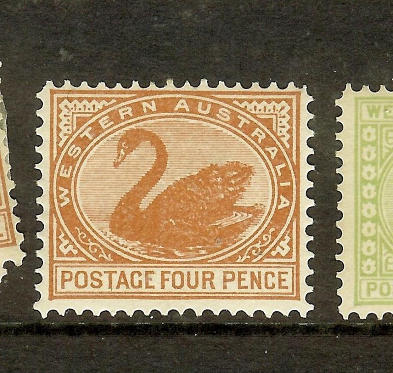 WESTERN AUSTRALIA (P1912B) SWAN  4D   SG119     MOG