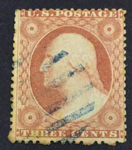 MOMEN: US STAMPS #26 USED LOT #44387