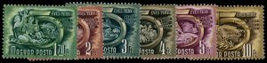 Hungary #871-884 Mint nh extremely fine to superb   Cat$150 1950, Hungary's F...