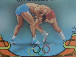 YEMEN-1984- 23RD-OLYMPIC GAMES-LOS ANGELES  MNH -S/S EST. $12 VERY FINE