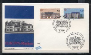 Germany 1990 Europa Post Offices FDC