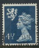 GB Scotland  SG S19 SC# SMH4 Used  Machin 4½p  see details