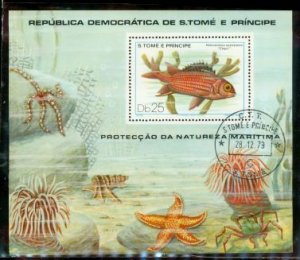 Sao Tome & Principe Fishes , 1 souvenir sheet