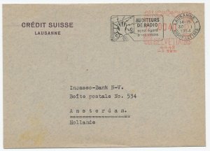 Cover / Postmark Switzerland Radio - Broadcasting