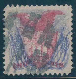 US Scott #121 Used, VF, PFC