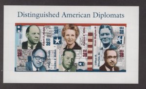 Scott 4076 - Distinguished American Diplomats. Sheet Of 6.  MNH. OG. #02 4076sh6