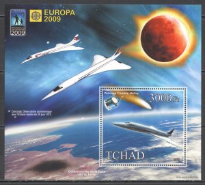 Vk055 2009 Space Halley'S Comet Concorde Solar Eclipse Year Of Astronomy Bl Mnh