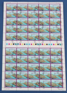 CHRISTMAS ISLANDS Sheets 1994-2002. CTO. FV $209. SG cat £390. (6).