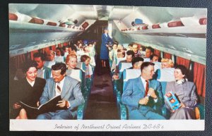 1959 New York USA Picture Postcard First Day Cover DC-6 Deltaliner North West Ai