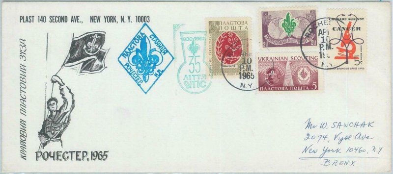 79305 - UKRAINE - Postal History -  COVER from the USA 1965: BOY SCOUTS Medicine