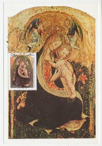 Maximum card Italy 1996 Madonna of the Quail 