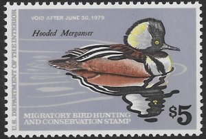 US RW 45 1978  Federal Duck Stamp   Mint VF NH