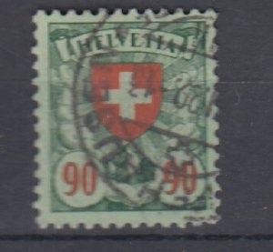 J30098, 1924 switzerland part of set used #200 cross