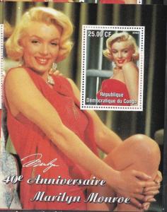 CONGO SHEET MARILYN MONROE ACTRESSES
