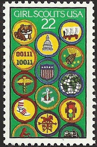 # 2251 MNH - SCV-0.45 - GIRL SCOUT BADGES