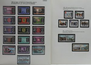 GB Guernsey 1969/85 strong collection of complete sets and sheetlets UM Stamps