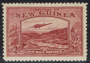 NEW GUINEA 1939 BULOLO AIRMAIL 2/- MNH **