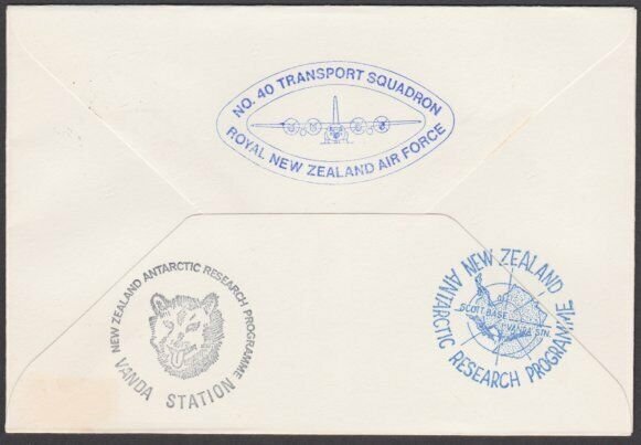 NEW ZEALAND ROSS DEPENDENCY 1975 signed flight cover ex Scott Base.......A315a