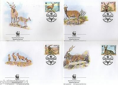 Uzbekistan 1995 WWF Markho Wild Goat Sc 64-7 Wildlife Animal Mammal Fauna FDC 84